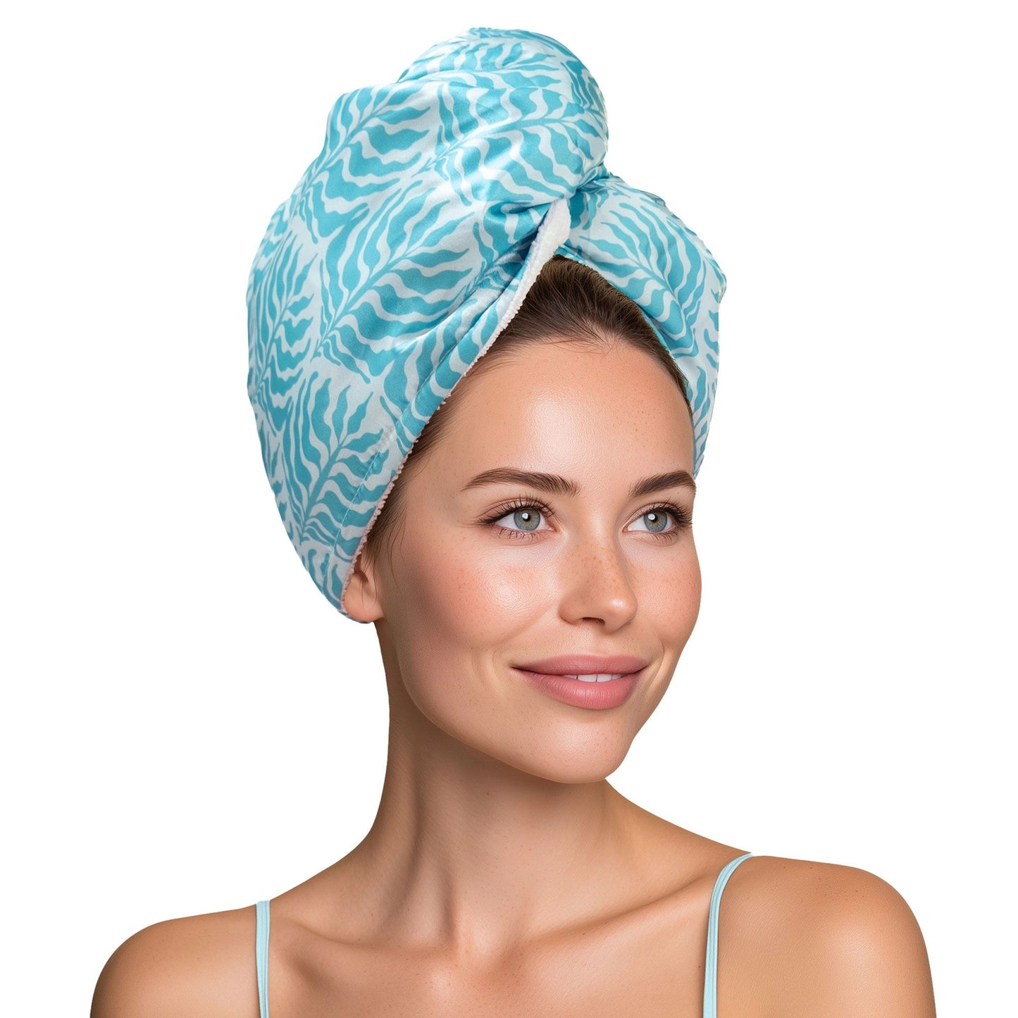 Lemon Lavender -  Mane Squeeze Reversible Satin Hair Towel - Assorted - Findlay Rowe Designs