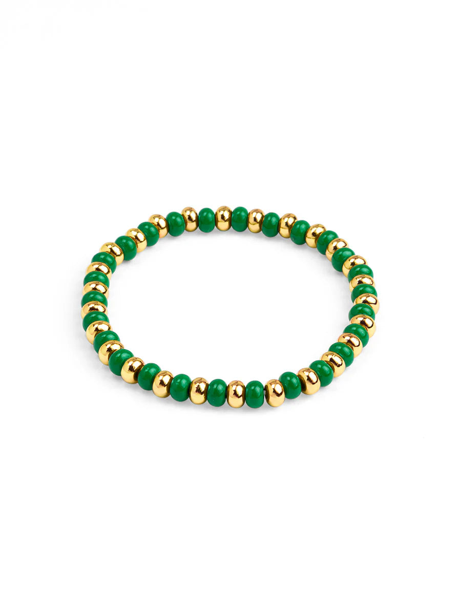Bracelet - Enamel Stretch Beads - Findlay Rowe Designs