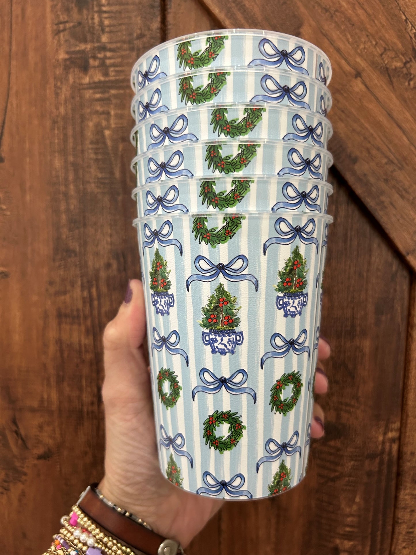 Happy by Rachel - Party Cups - Christmas Chinoiserie