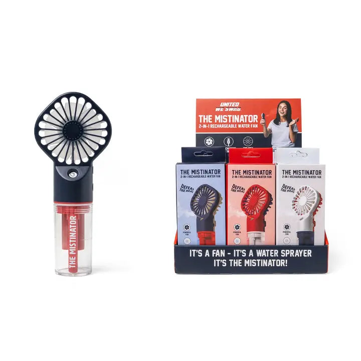 Rechargeable 2-in-1 Misting Fan - Assorted - Findlay Rowe Designs