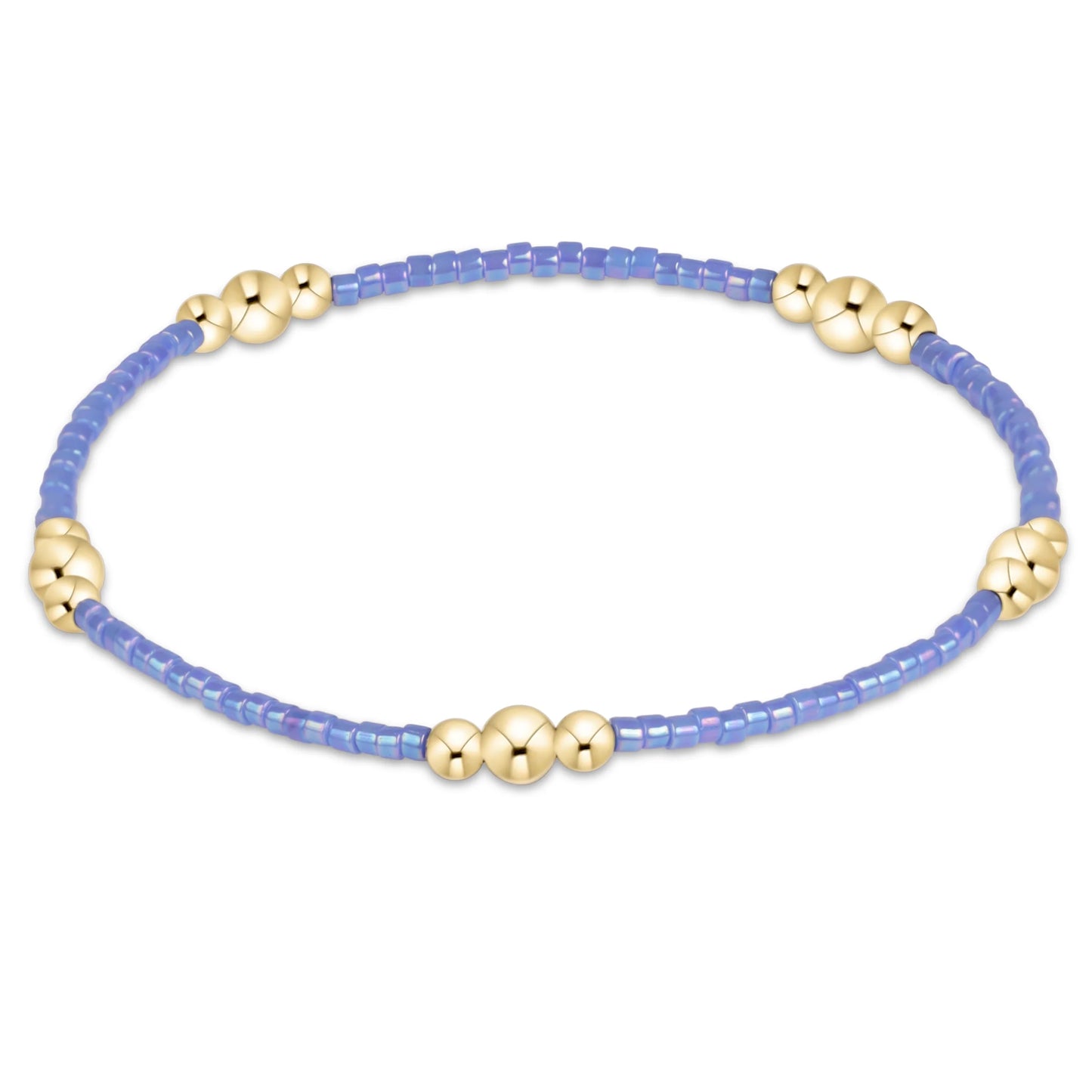 Enewton - Hope Purpose Gold Bracelet - Bright Blue
