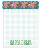 Swag - Notepad - Sorority Block Print