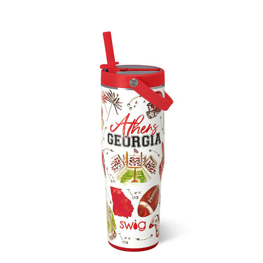 Swig - To-Go Tumbler 30oz - Tailgates in Athens - Findlay Rowe Designs