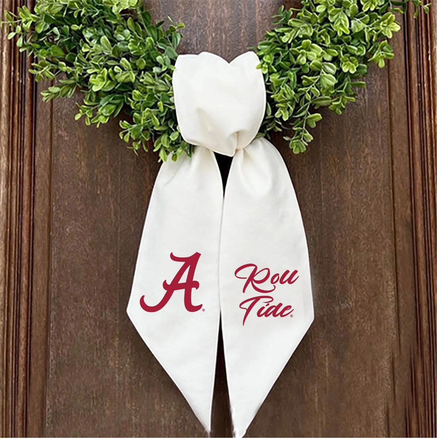 Wreath Sash Scarf  - 55in - Collegiate