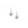 Natalie Wood - Earring - Strata Mini Drop - Blue Chalcedony