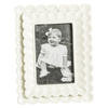 Mud Pie - Frame - 4x6 or 5x7 - White Scalloped - Findlay Rowe Designs