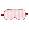 Sleep Mask in Ornament - Light Pink Stripe