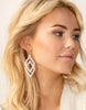 Spartina - Deco Drama Earrings - White Shimmer - Findlay Rowe Designs