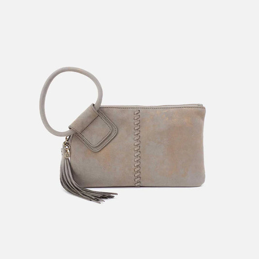 Hobo - Sable Wristlet - Nubuck Leather Golden Granite