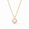 Julie Vos - Necklace - Honeybee Solitaire Necklace - Iridescent Crystal Clear - Findlay Rowe Designs
