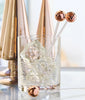 Stir Sticks - Jingle Bell - Rose Gold - Set of 8 - Findlay Rowe Designs