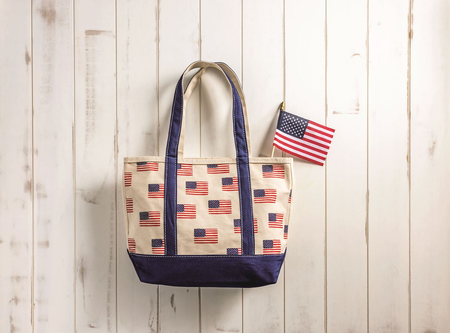 Mud Pie - Boat Tote - Americana - Findlay Rowe Designs