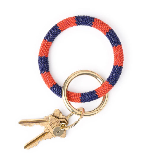 Ink + Alloy - Key Ring -  Gameday Beaded - Findlay Rowe Designs