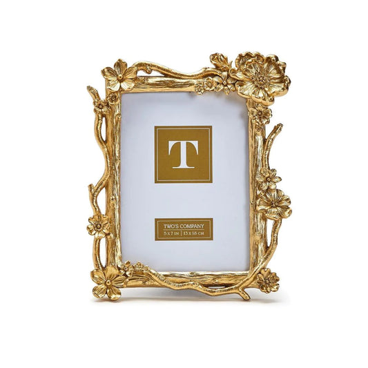 5x7 Frame - Floral Spray - Gold - Findlay Rowe Designs