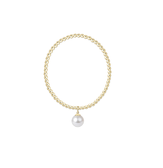 Enewton - Extends - Classic Gold 3mm Bracelet - Classic Pearl 10mm Charm - Findlay Rowe Designs