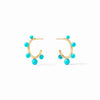 Julie Vos - Hydra Stone Hoop - Turquoise - Small - Findlay Rowe Designs