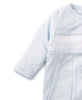 Kissy Kissy - Footie Hand Smocked - Light Blue - Findlay Rowe Designs