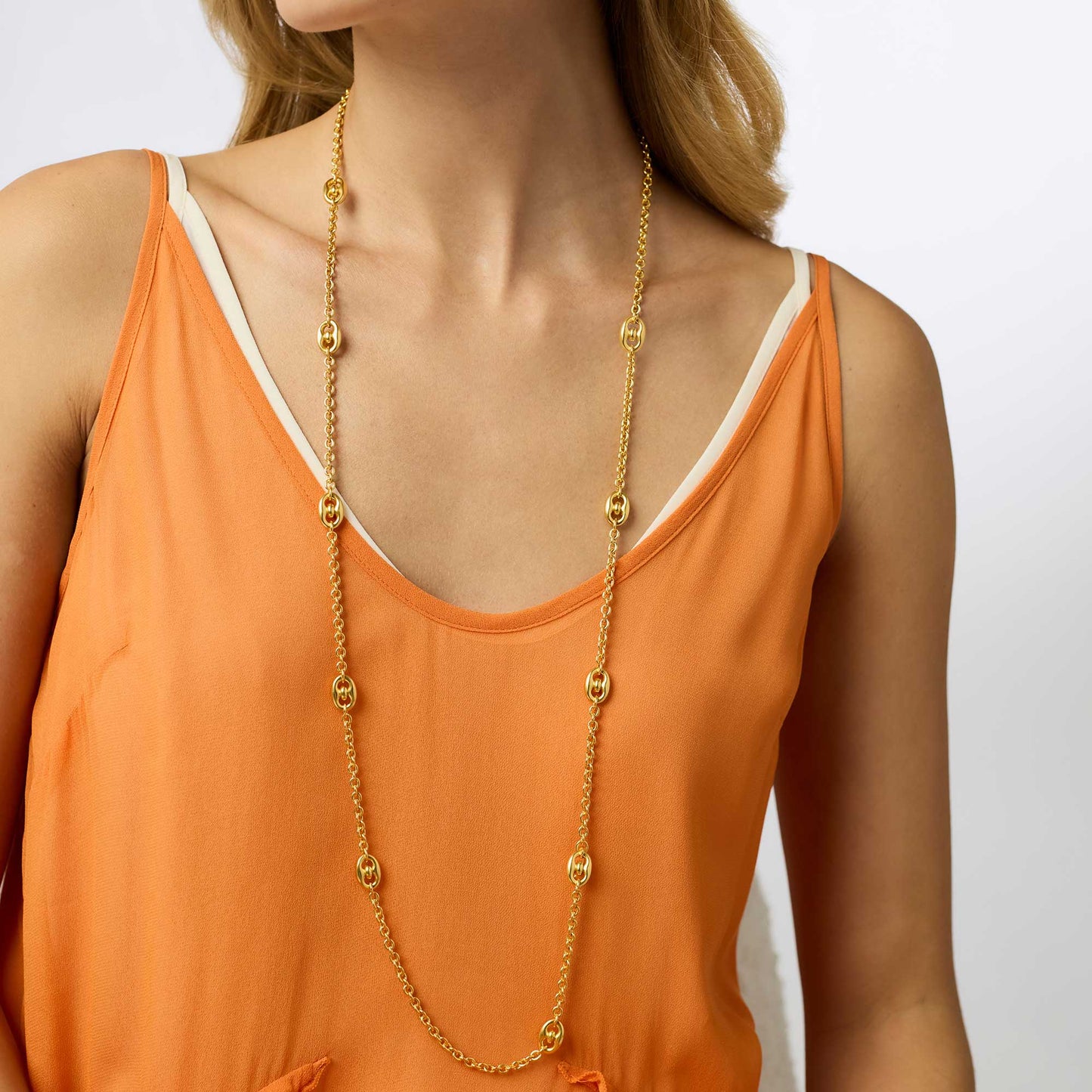 Julie Vos - Necklace - Laguna Station - Gold - Findlay Rowe Designs