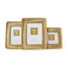 Frame - Sculpted Scalloped Plume - Gold