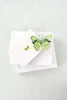 Catherine Cartie - Acrylic Art Block - Butterfly - Green - Large - Findlay Rowe Designs