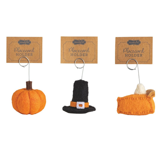 Mud Pie - Thanksgiving Felted Place Card Holders - Findlay Rowe Designs