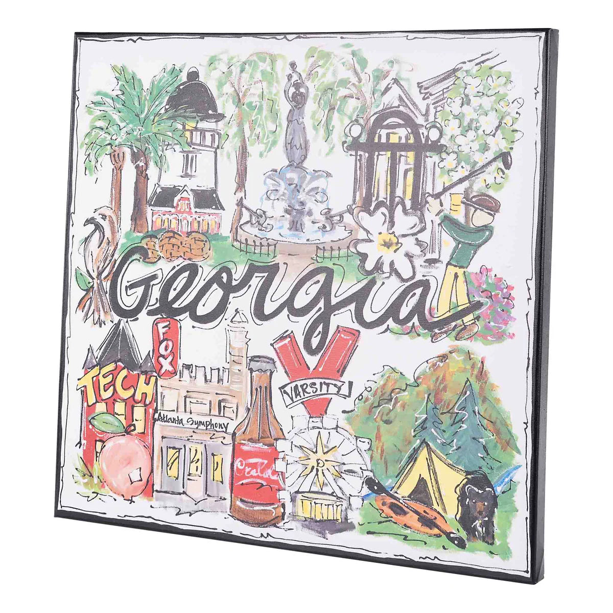 Glory Haus - Art - Georgia Icon Canvas - Findlay Rowe Designs