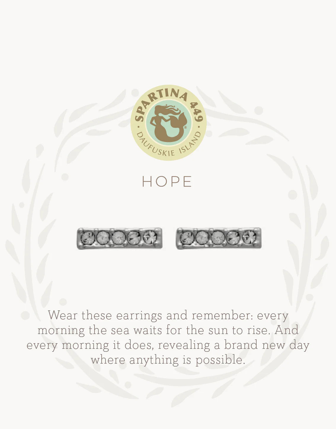 Spartina - Earrings - Sea La Vie Stud - Hope/Horizon - Silver