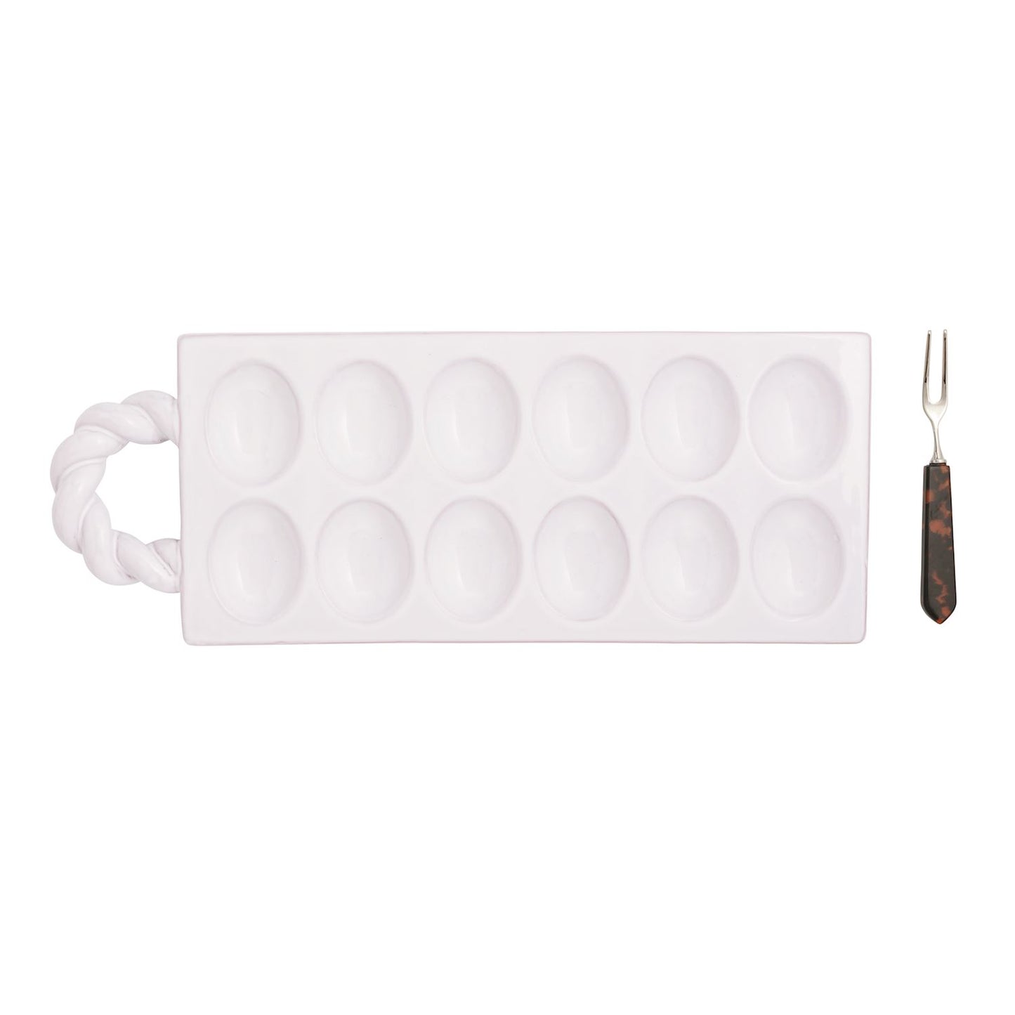 Mud Pie - Deviled Egg Set - Twisted Handle