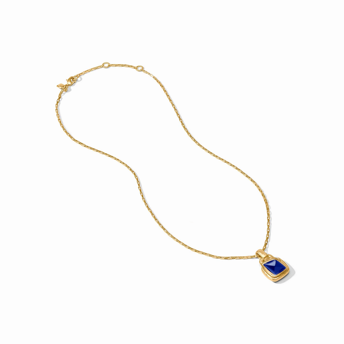 Julie Vos - Necklace - Sahara Solitaire - Irridescent Sapphire Blue - Findlay Rowe Designs