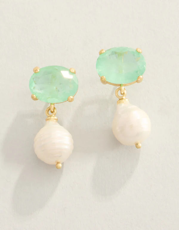 Spartina - Earrings - Naiad Pearl - Sea Foam - Findlay Rowe Designs