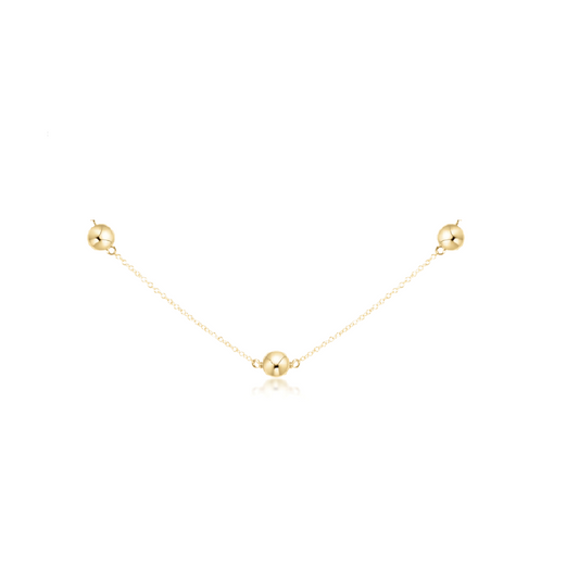 newton - 17" Choker Simplicity Chain Gold - Classic Gold 6mm - Findlay Rowe Designs