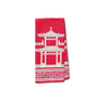 Ramsay Gourd Home - Tea Towel - Pagoda - Crimson