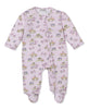 Kissy Kissy - Zip Footie - Pink Jungle Safari - Findlay Rowe Designs