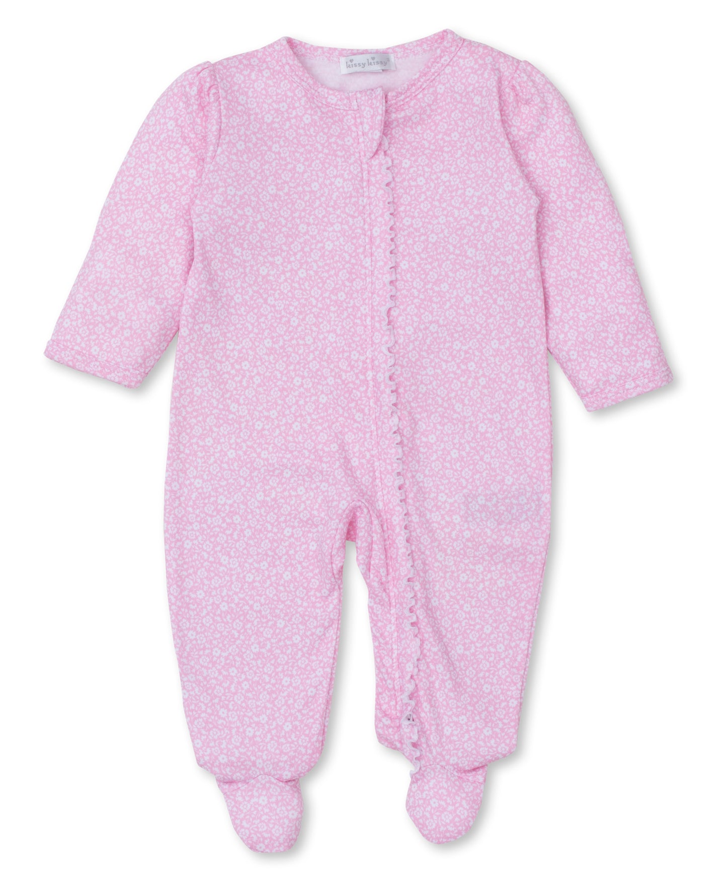 Kissy Kissy - Light Pink Onesie - Fall Flower Patch - Findlay Rowe Designs