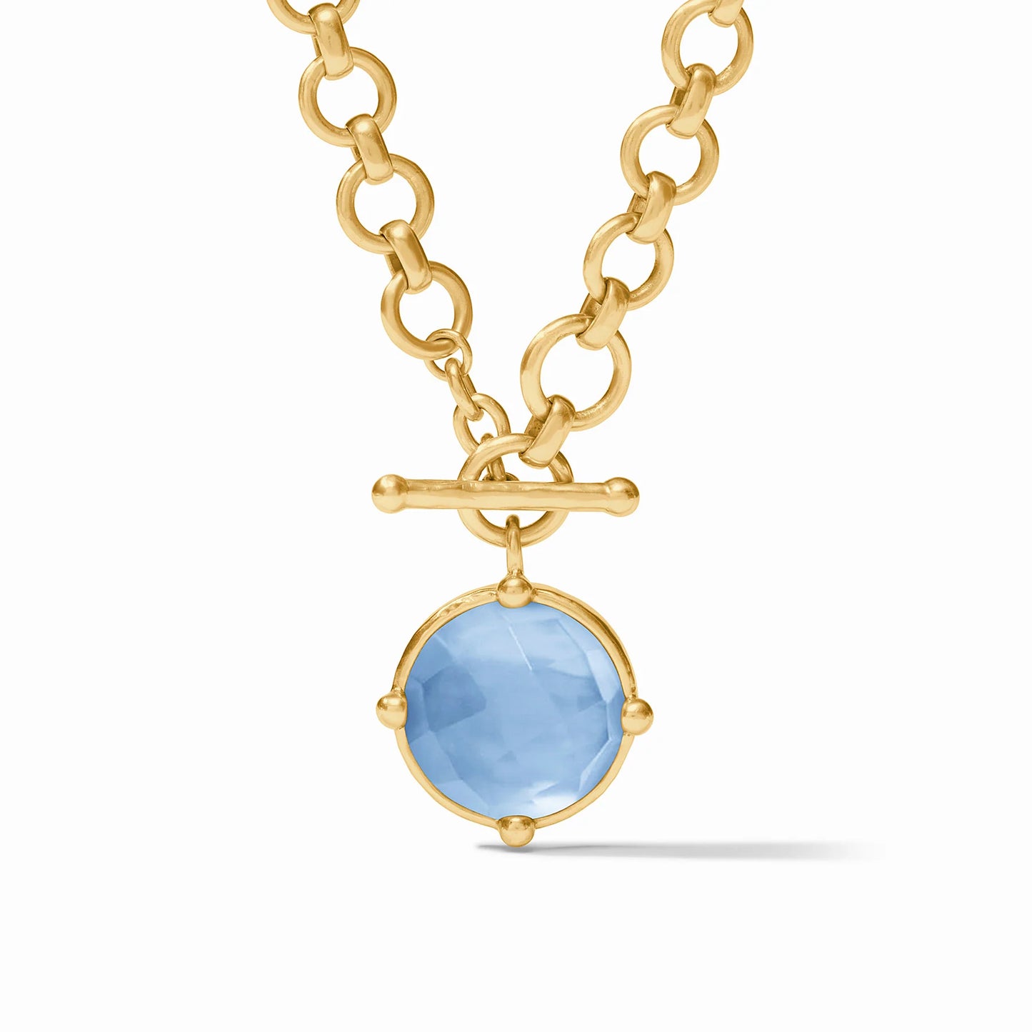 Julie Vos - Honeybee Demi Necklace - Iridescent Chalcedony Blue - Findlay Rowe Designs