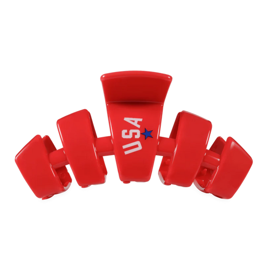 Teleties - Classic Large Hair Clip - USA - Red - Findlay Rowe Designs