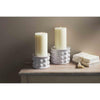 Clearance - Mud Pie - Candle Holder - White Beaded Large