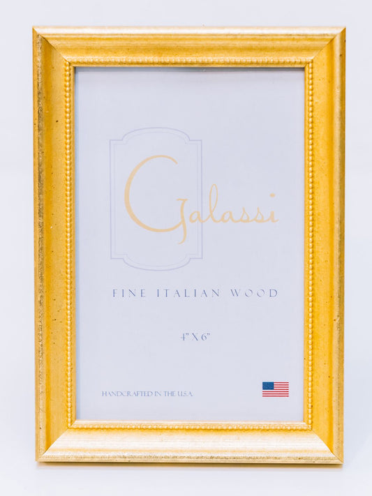 Galassi- VINTAGE GOLD BEAD 4X6 - Findlay Rowe Designs