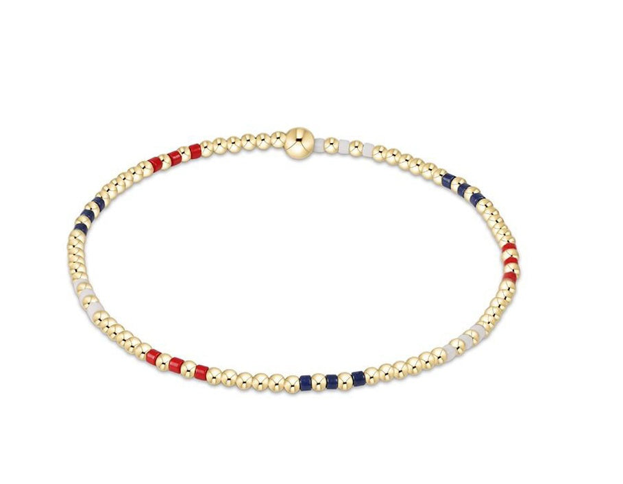 Enewton - Hope Joy Pattern 2mm Bead Bracelet - Firecracker - Findlay Rowe Designs