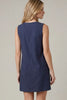 She + Sky - Dress - Mini Woven - Denim Navy - Findlay Rowe Designs