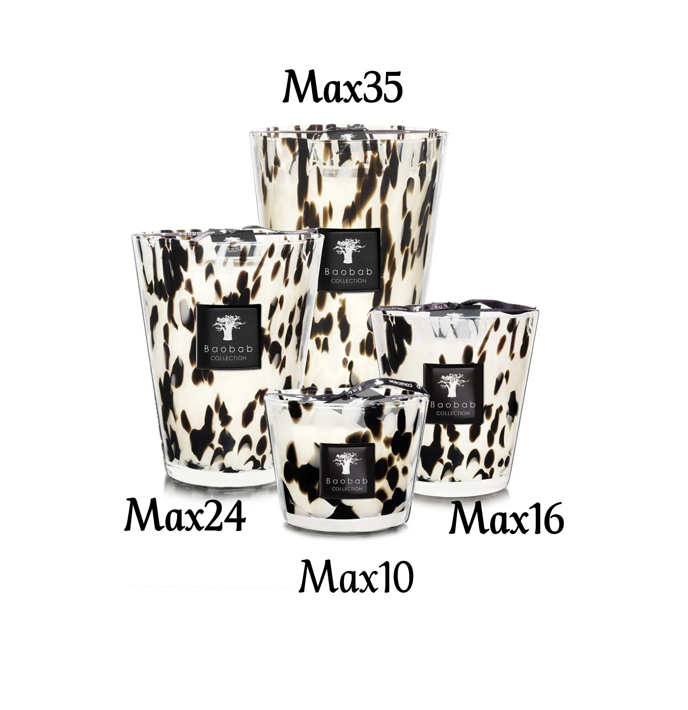 Baobab - Scented Candle - Pearls Black - Max16 - Findlay Rowe Designs