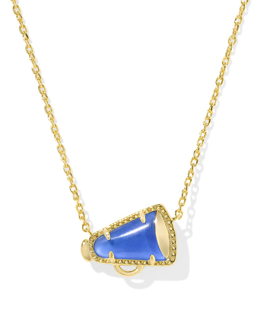 Kendra Scott - Necklace - Cheer Short Pendant - Gold Cobalt Illusion. - Findlay Rowe Designs