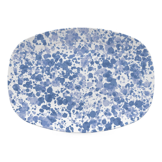 Mariposa - Platter - Shades of Blue Splatter - Findlay Rowe Designs