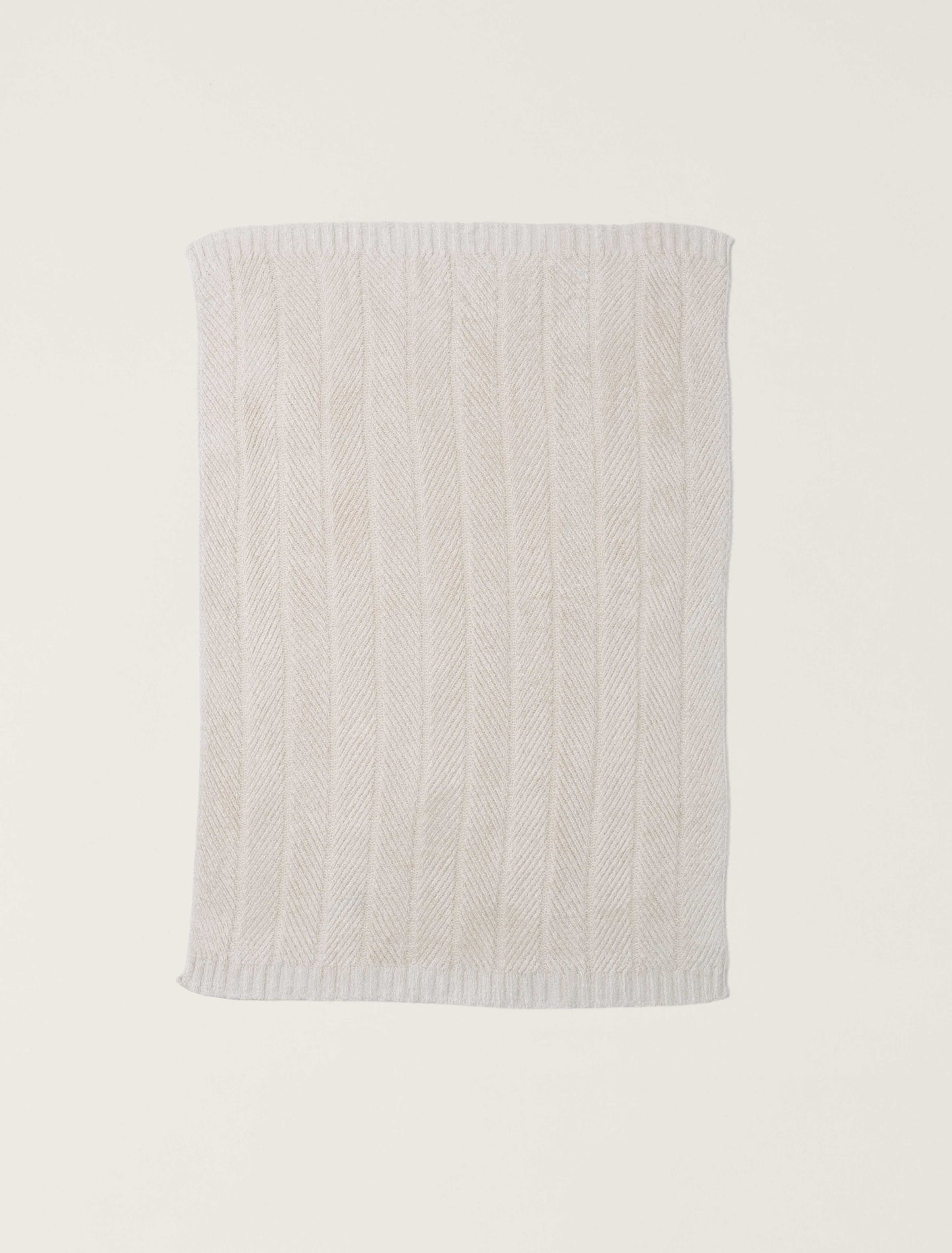 Barefoot Dreams -  Bamboo CozyChic Herringbone Blanket - Cream - Findlay Rowe Designs