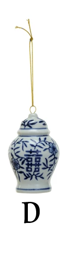 Ornament - Stoneware Ginger Jar - Blue & White - Findlay Rowe Designs