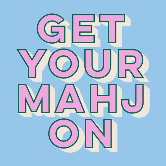Napkin - Cocktail - Get Your Mahj On - Findlay Rowe Designs