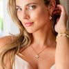 Capucine de Wulf - Necklace - Clover Double Sided Charm  16" - Mother of Pearl - Findlay Rowe Designs