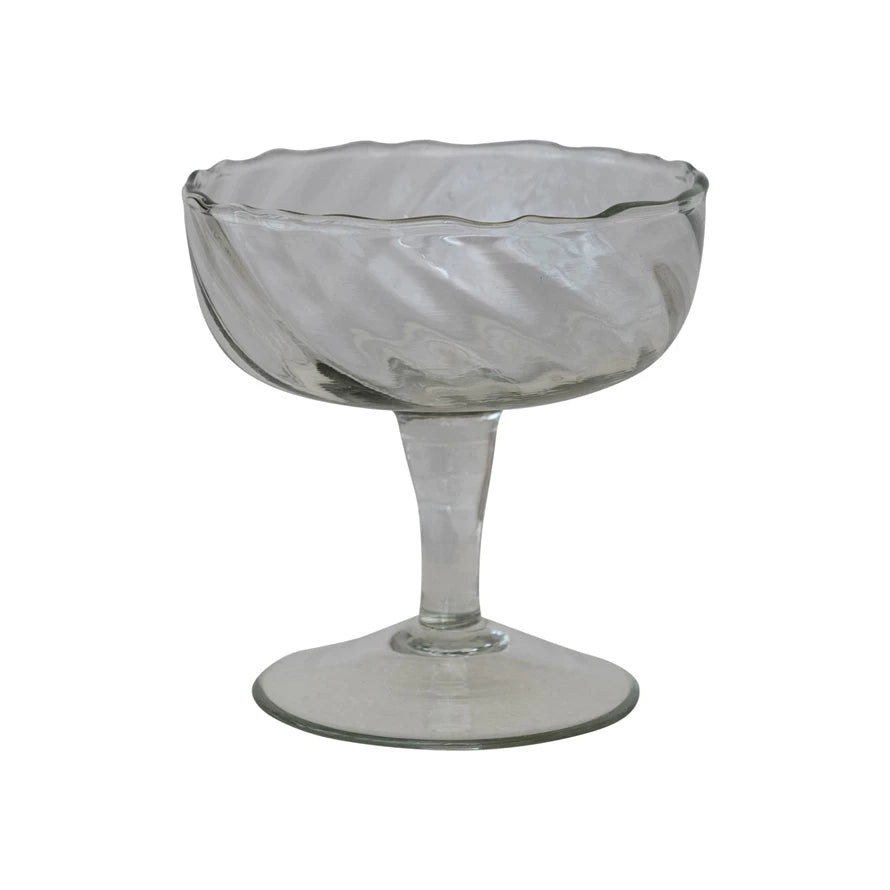 Champagne Coupe - Twisted Stem - 6oz - Findlay Rowe Designs