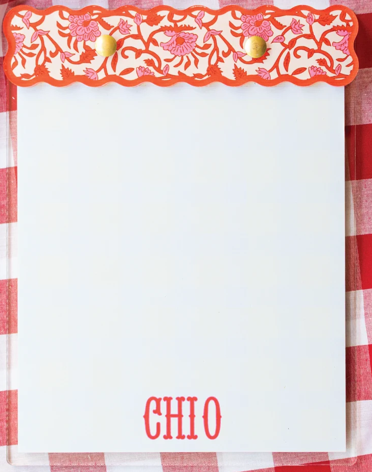 Swag - Notepad - Sorority Block Print