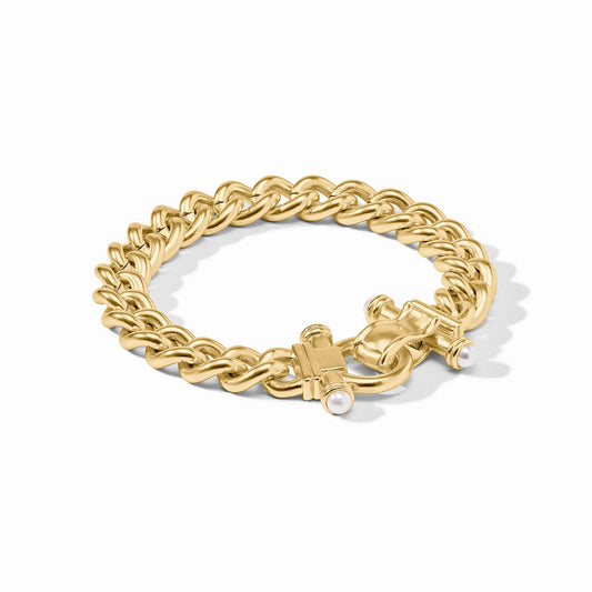 Julie Vos - Bracelet - Dolce Demi Link - Pearl - Findlay Rowe Designs